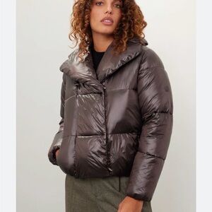 SAVE THE DUCK Ishya Brown Puffer Jacket